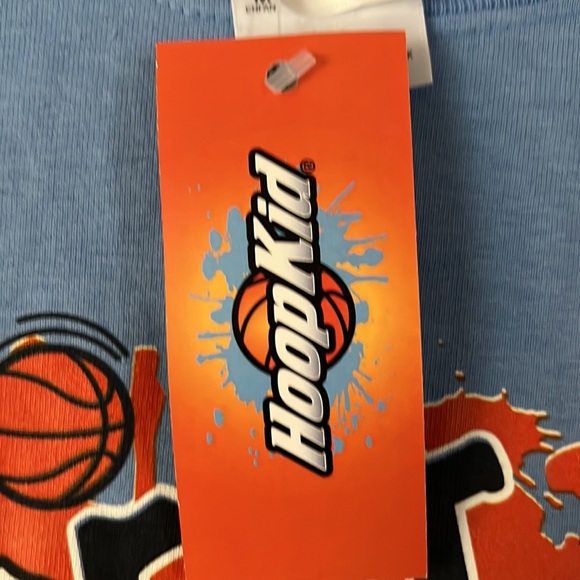 Hoop Kids S/S Youth Basketball Theme Tee - Picture 4 of 4